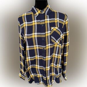 Lucky Brand Plaid Flannel Shirt - Size Small